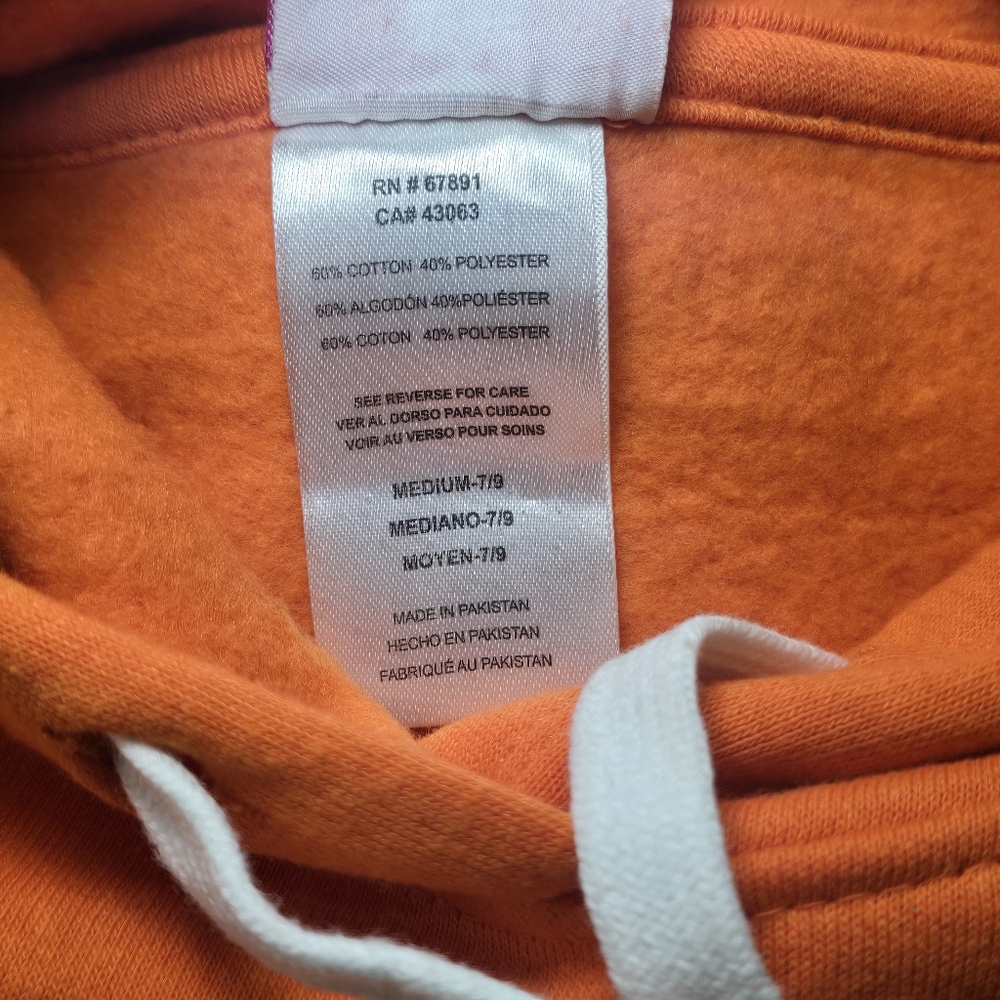Denver Broncos Teen Girls Extra Long Hoodie Sweatshirt Size‎ M (7/9) NEW - Picture 5 of 6